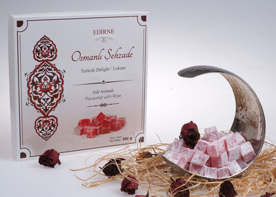 Osmanlı Şehzade - Gül Aromalı Lokum 500gr.