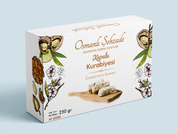 Osmanlı Şehzade - Kavala Kurabiyesi 250gr (Ay Kesim)