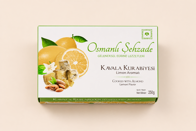 Osmanlı Şehzade - Limon Aromalı Kavala Kurabiyesi 250gr