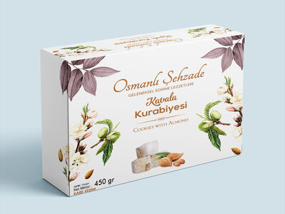 Osmanlı Şehzade - Kavala Kurabiyesi 450gr (Kare Kesim)